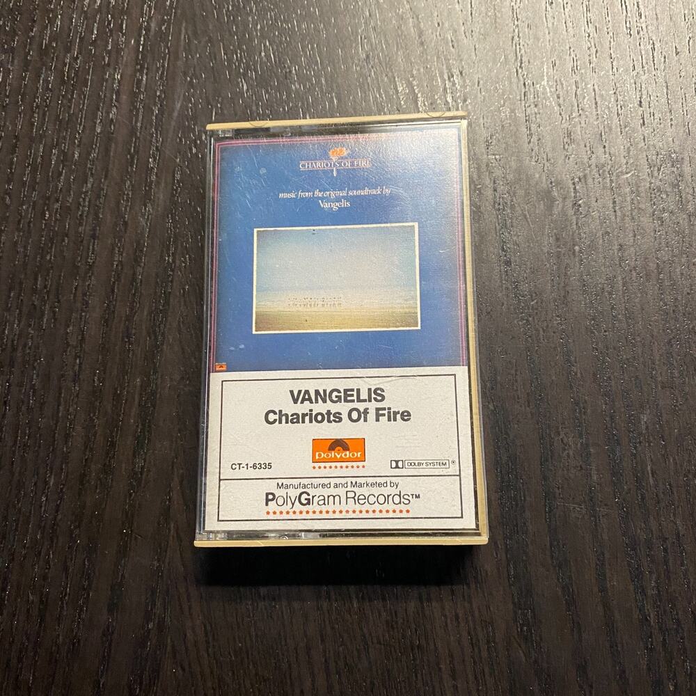 Vangelis Chariots Of Fire Original Soundtrack Cassette Polydor 1981 CT-1-6335
